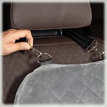 Dog Booster Car Seat for Small/Medium Dogs Up to 35lbs — Multiple Safety Protection Design