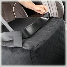 Dog Booster Car Seat for Small/Medium Dogs Up to 35lbs — Multiple Safety Protection Design