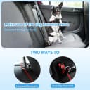 Dog Seat Belt Harness for Car,2pcs Dog Seatbelt of Coated Wire Leash Safety Restraint
