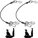Dog Seat Belt Harness for Car,2pcs Dog Seatbelt of Coated Wire Leash Safety Restraint