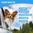 Dog Seat Belt Harness for Car,2pcs Dog Seatbelt of Coated Wire Leash Safety Restraint