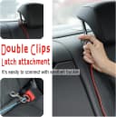 Dog Seat Belt Harness for Car,2pcs Dog Seatbelt of Coated Wire Leash Safety Restraint