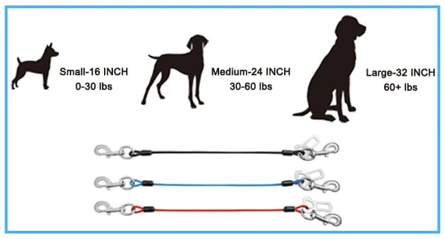 Dog Seat Belt Harness for Car,2pcs Dog Seatbelt of Coated Wire Leash Safety Restraint — Steel Wire Rope