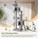 F70 Pro Heavy Duty Cat Tree Tower for Indoor Cats Large Adult