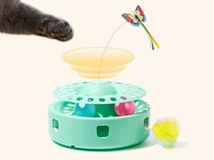 Cat Toys 3in1 Automatic Interactive Kitten Toy — Fluttering Butterfly — Why 3 in — 1 Cat Toy?