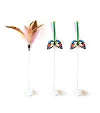 Cat Toys 3in1 Automatic Interactive Kitten Toy — Fluttering Butterfly — collection imagery