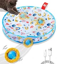 Cat Toys 3in1 Automatic Interactive Kitten Toy — Fluttering Butterfly — collection imagery
