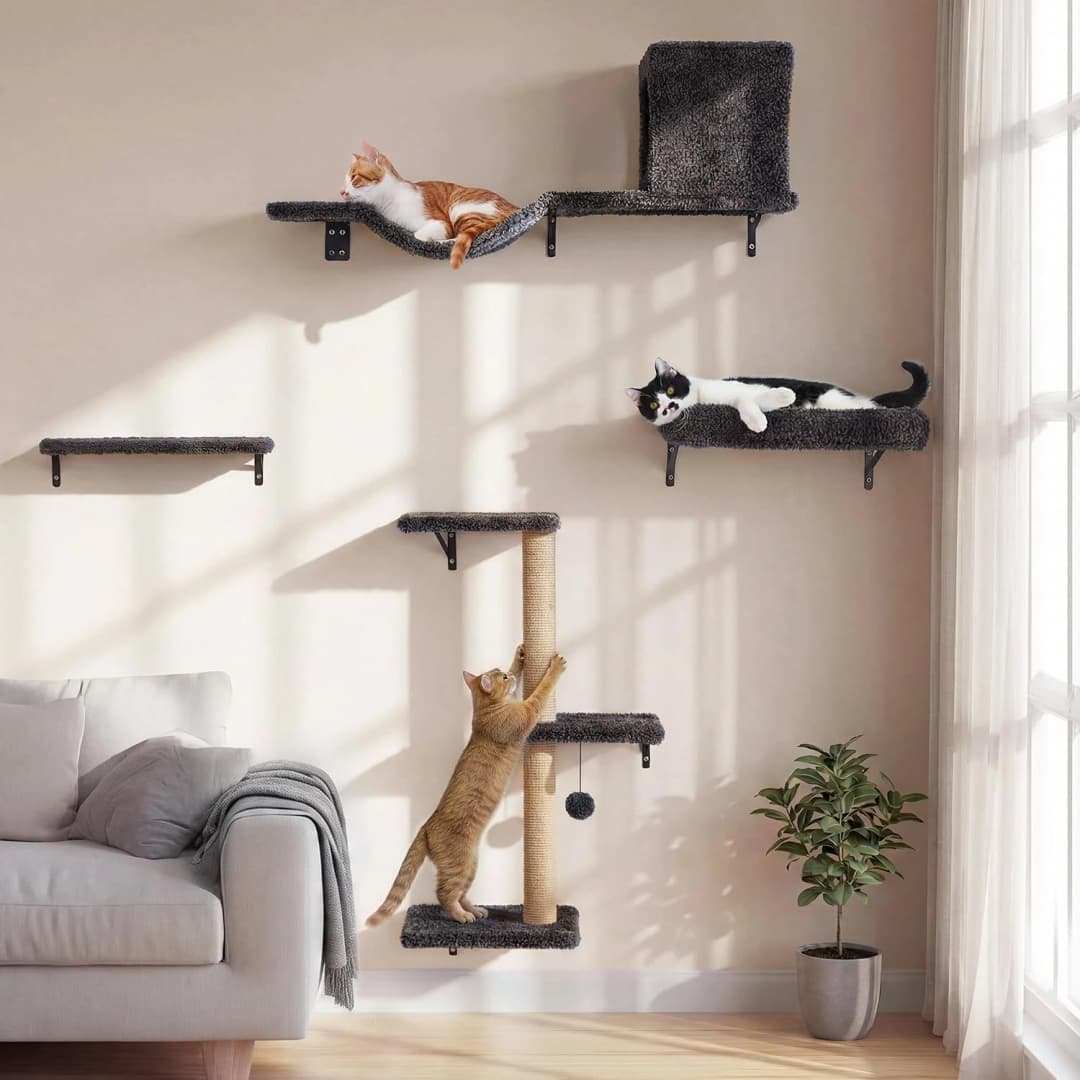 Cat Wall Shelves — 4 in 1 Set