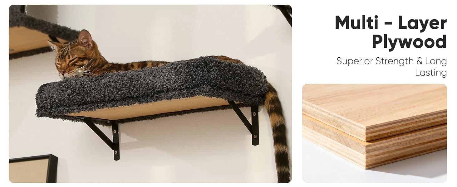 Cat Wall Shelves — 4 in 1 Set — product details