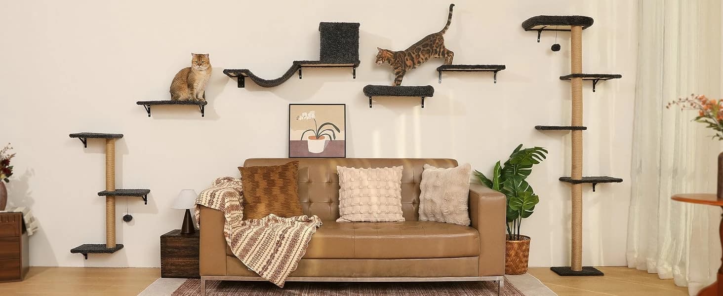 Cat Wall Shelves — 4 in 1 Set — product details