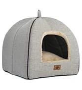 Cat Bed for Indoor Cats - Cat Cave Beds Cat House Cat Tent with Washable and Removable Cushioned Pillow — collection imagery