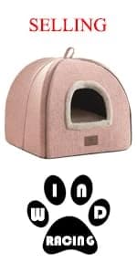 Cat Bed for Indoor Cats - Cat Cave Beds Cat House Cat Tent with Washable and Removable Cushioned Pillow — product details