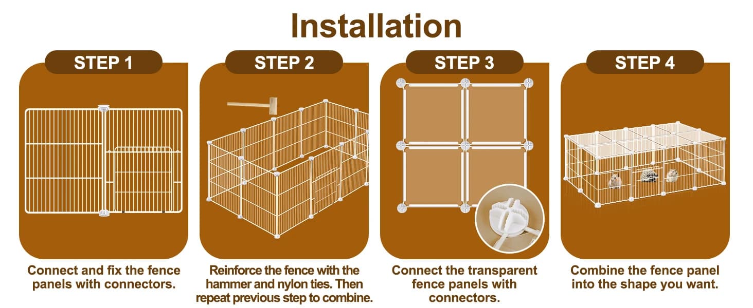 20 Panels Small Animal Playpen — Pet Playpen — product details