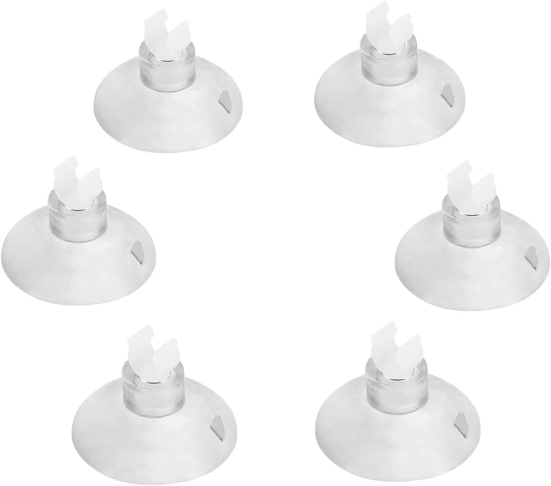 Aquarium Suction Cup Clips for Standard 3/16" ID Airline Tubing Clear Air Hose Holder Clamp Accessories for