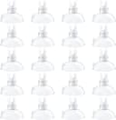 Aquarium Suction Cup Clips for Standard 3/16" ID Airline Tubing Clear Air Hose Holder Clamp Accessories for