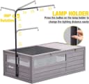 Wooden Tortoise House Large Tortoise Habitat Cage — Indoor Tortoises Enclosure for Small Animals