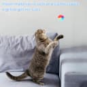 30 Pcs Soft Plush Cat Ball 1.2-inch Rainbow Cat Toy Balls Fuzzy Kitty Balls Kitten Puff Balls Colorful Cat Pom