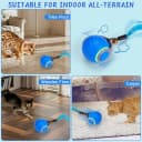 Interactive Cat Toy Ball - Automatic Interactive Cat Toys for Indoor Cats with 3 Tails — 2 Speeds Rechargeable
