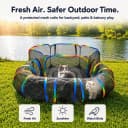 Portable Cat Enclosure - 2-in-1 Outdoor Catio with Tent and Tunnel