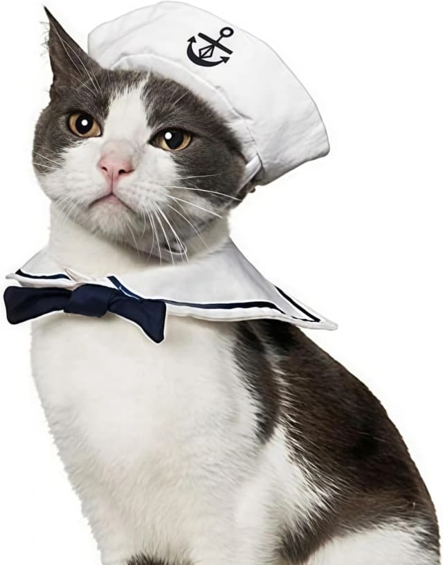 Pet Sailor Costume for Cats Small Dogs Rabbits