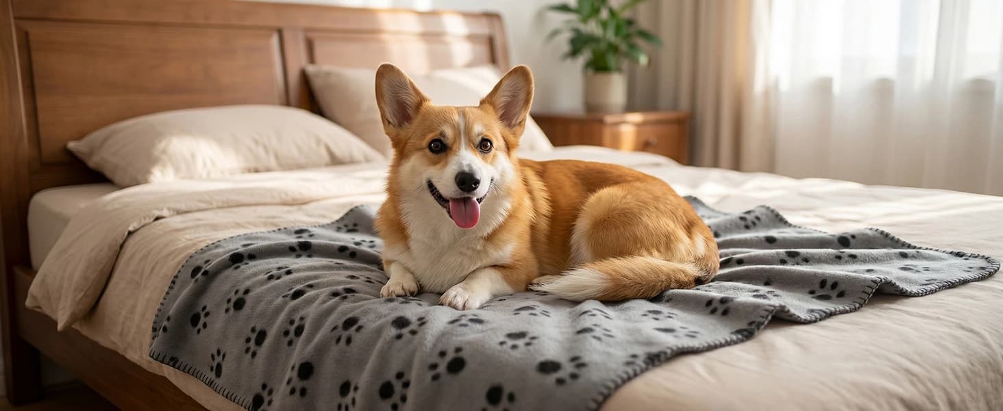 Dog Blankets — 6 Pack Fleece Pet Blankets — product details