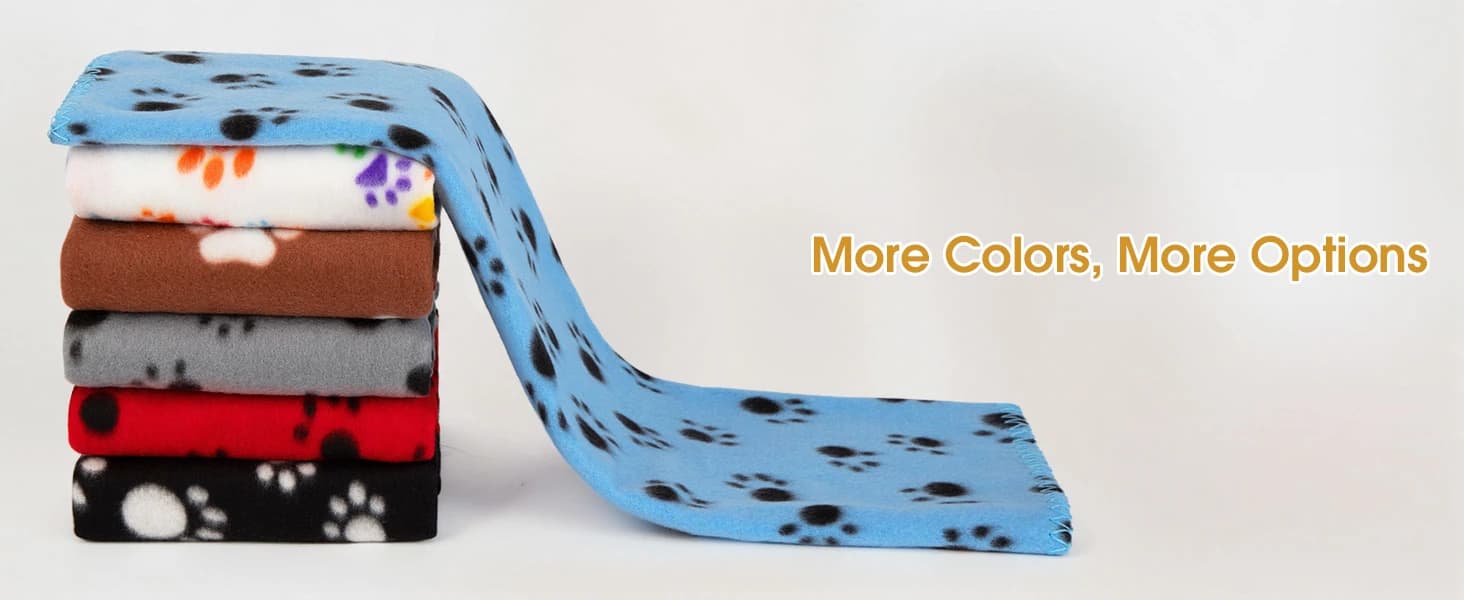 Dog Blankets — 6 Pack Fleece Pet Blankets — product details
