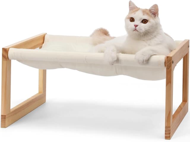 Large Cat Hammock — Raised Dog Bed for Outdoor and Indoor