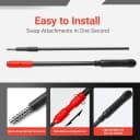 Aquarium Clean Tool — 6 in 1 Fish Tank Cleaning Kit Algae Scraper Scrubber Pad Adjustable Long Handle Fish Tank