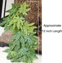 Reptile Plants Hanging Silk Terrarium Plants with Suction Cup for Bearded Dragons