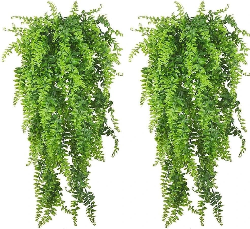 Reptile Plants Hanging Fake Vines Boston Climbing Terrarium Plant with Suction Cup for Bearded Dragons Lizards