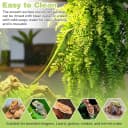 Reptile Plants Hanging Fake Vines Boston Climbing Terrarium Plant with Suction Cup for Bearded Dragons Lizards