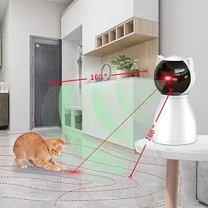 Cat Toys [2025 Newly Upgraded] Real Random Trajectory Rechargeable Motion Activated Cat Laser Toy Automatic — collection imagery