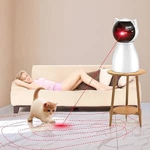 Cat Toys [2025 Newly Upgraded] Real Random Trajectory Rechargeable Motion Activated Cat Laser Toy Automatic — collection imagery