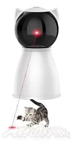 Cat Toys [2025 Newly Upgraded] Real Random Trajectory Rechargeable Motion Activated Cat Laser Toy Automatic — product details