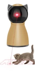 Cat Toys [2025 Newly Upgraded] Real Random Trajectory Rechargeable Motion Activated Cat Laser Toy Automatic — product details