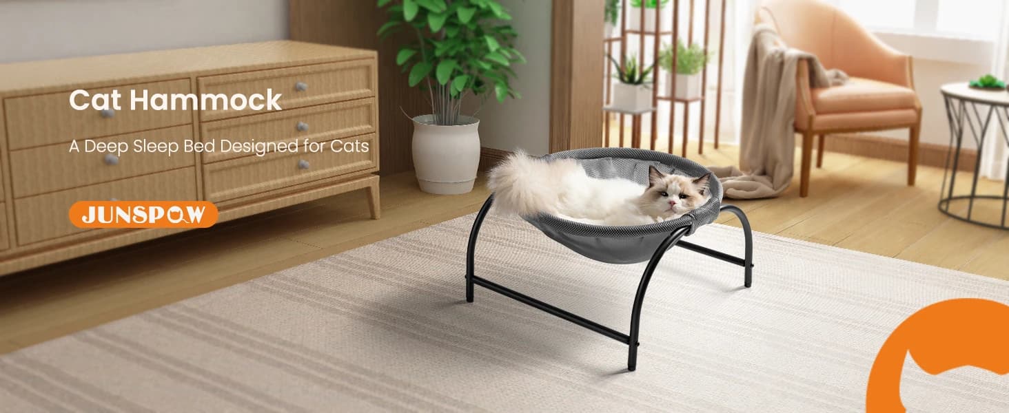 Cat Bed Sleeping Cat Hammock — 16.9in x 16.9in x 9.5in — product details