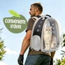Back Extension Cat Travel Carrier Backpack