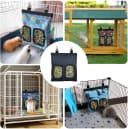 Guinea Pig Hay Feeder — Hanging Rabbit Hay Feeder Bag.