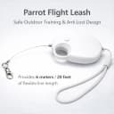 Retractable Bird Leashes — 20ft Lightweight Bite-Resistant Steel Wire
