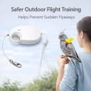 Retractable Bird Leashes — 20ft Lightweight Bite-Resistant Steel Wire