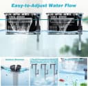Large Hang on Back Aquarium Filter w/ U-V — 13-Stage for 20-75 Gal Fish Tank