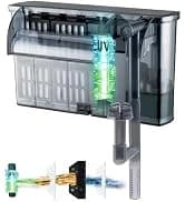 Large Hang on Back Aquarium Filter w/ U-V — 13-Stage for 20-75 Gal Fish Tank — collection imagery