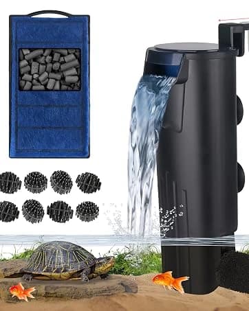 Large Hang on Back Aquarium Filter w/ U-V — 13-Stage for 20-75 Gal Fish Tank — collection imagery