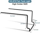 Aquarium Light High Holder Bracket
