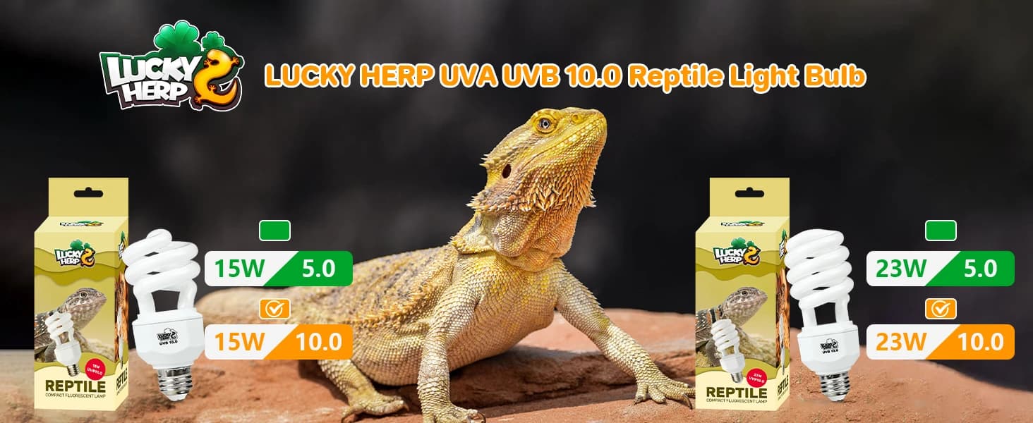 UVA UVB Reptile Light 10.0 — Desert UVB 150 Compact Fluorescent Lamp — product details