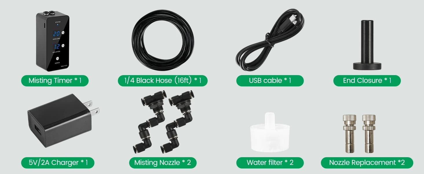 Reptile Mister — Automatic Misting System for Reptile Tank — product details