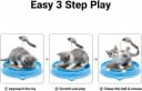 Cat Scratcher Toy with Ball Track for Indoor Cats and Kittens