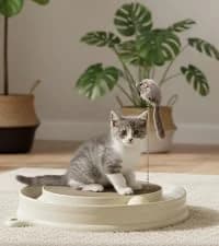 Cat Scratcher Toy with Ball Track for Indoor Cats and Kittens — collection imagery