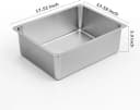 Large High Sided Stainless Steel Cat Litter Box — Non-Stick