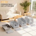 Stainless Steel Litter Box with Lid